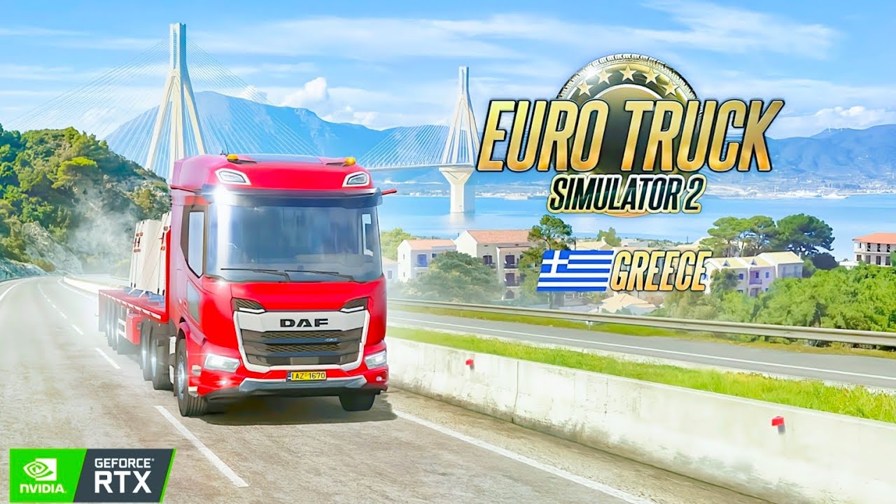 Euro truck simulator 2 Greece🇬🇷 DLC Gameplay [PC]
