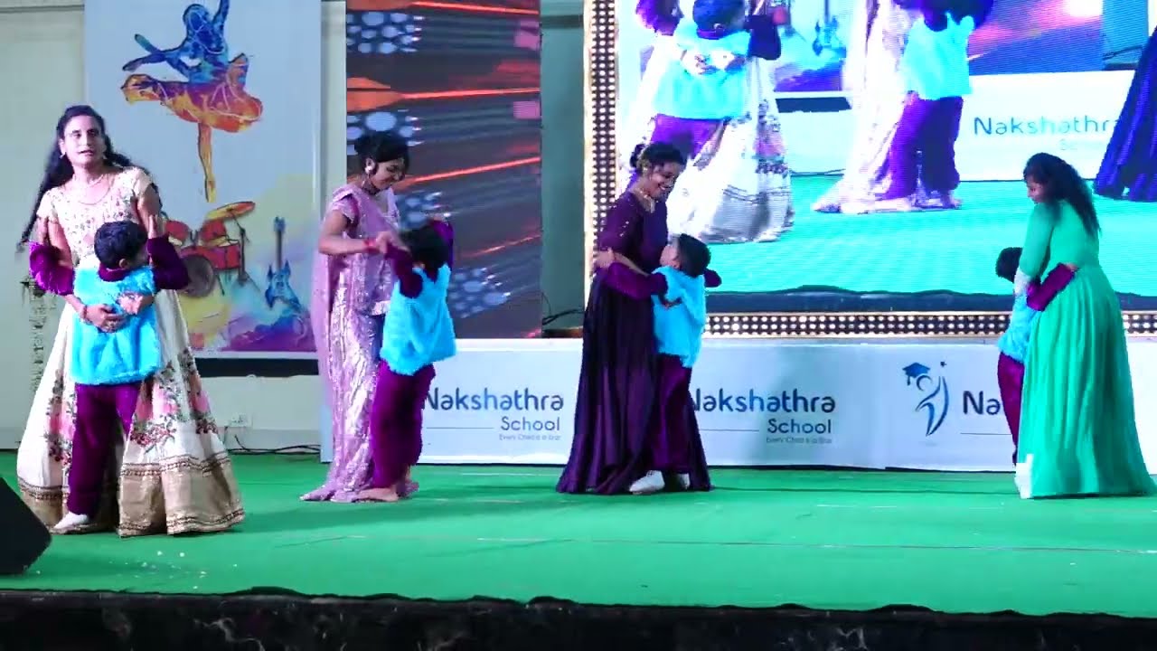 A son's first love is his mother - Mothers dance on Nakshathra School Nellore's Annual Day 2022-2023