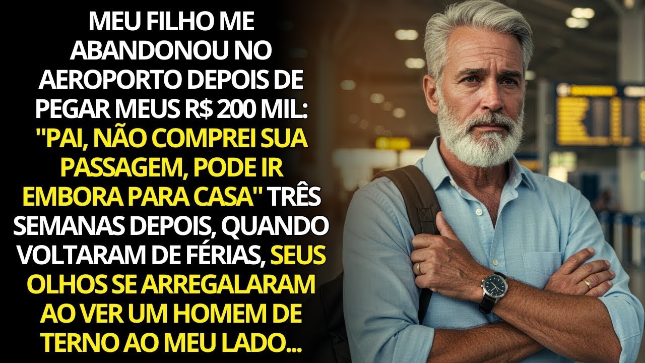 Gastei R$ 200.000 em uma Viagem de Férias, no Aeroporto Meu Filho disse: 
