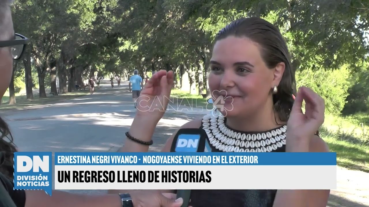 Un regreso lleno de historias - Ernestina Negri Vivanco + turistas en Nogoyá | DN