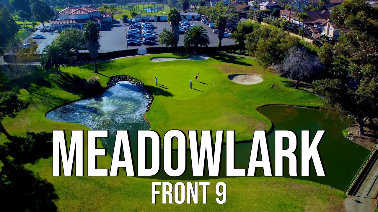 TINY & TREACHEROUS | Meadowlark's FRONT 9 Course Vlog with Drone Flyovers