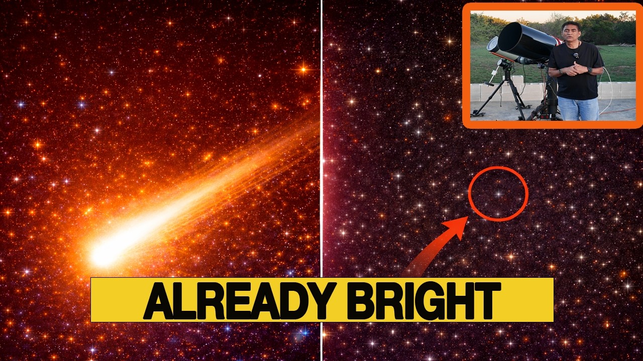 GREAT COMET 2026 IS ALREADY BRIGHT — I took a PICTURE of Comet 3I ATLAS Too