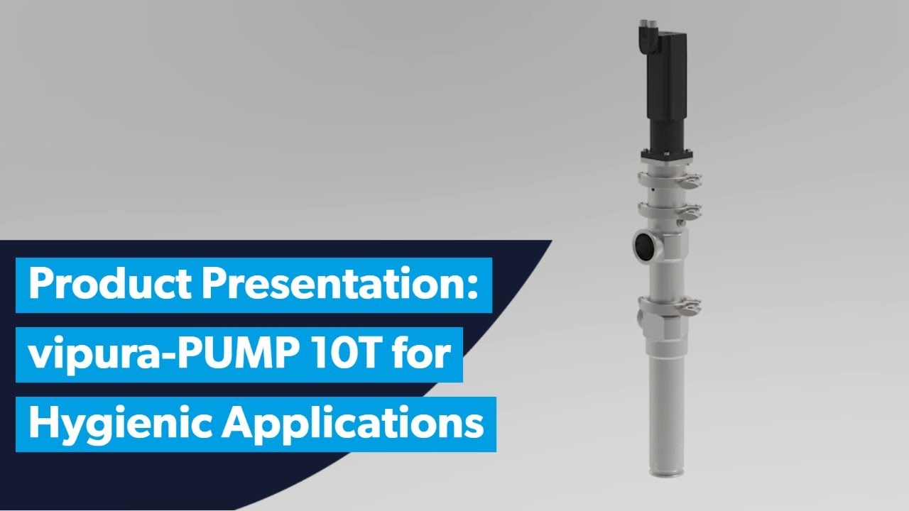 Product Presentation: vipura-PUMP 10T for Hygienic Applications