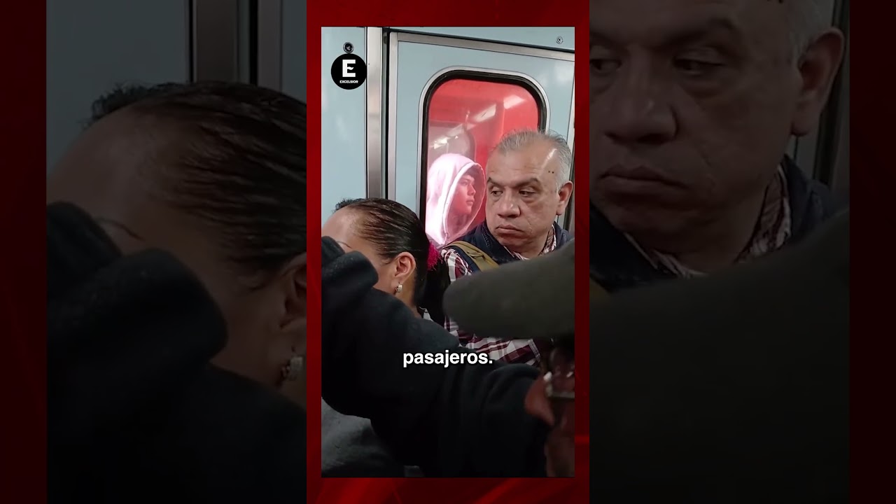 Video viral: estudiante captado colgado entre vagones del Metro