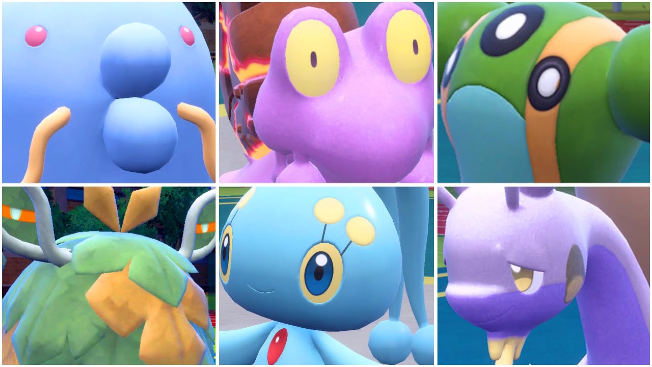 FULL SNAIL & SLUG POKEMON TEAM! Shiny Magcargo, Gastrodon, Manaphy, Goodra, Wo Chien Scarlet Violet
