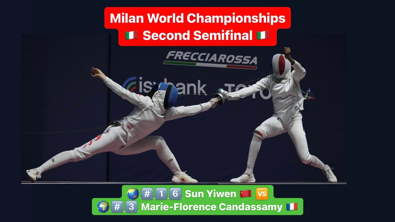 World Championships 2023 SWE - L4 - Sun Yiwen CHN v Marie Florence Candassamy FRA