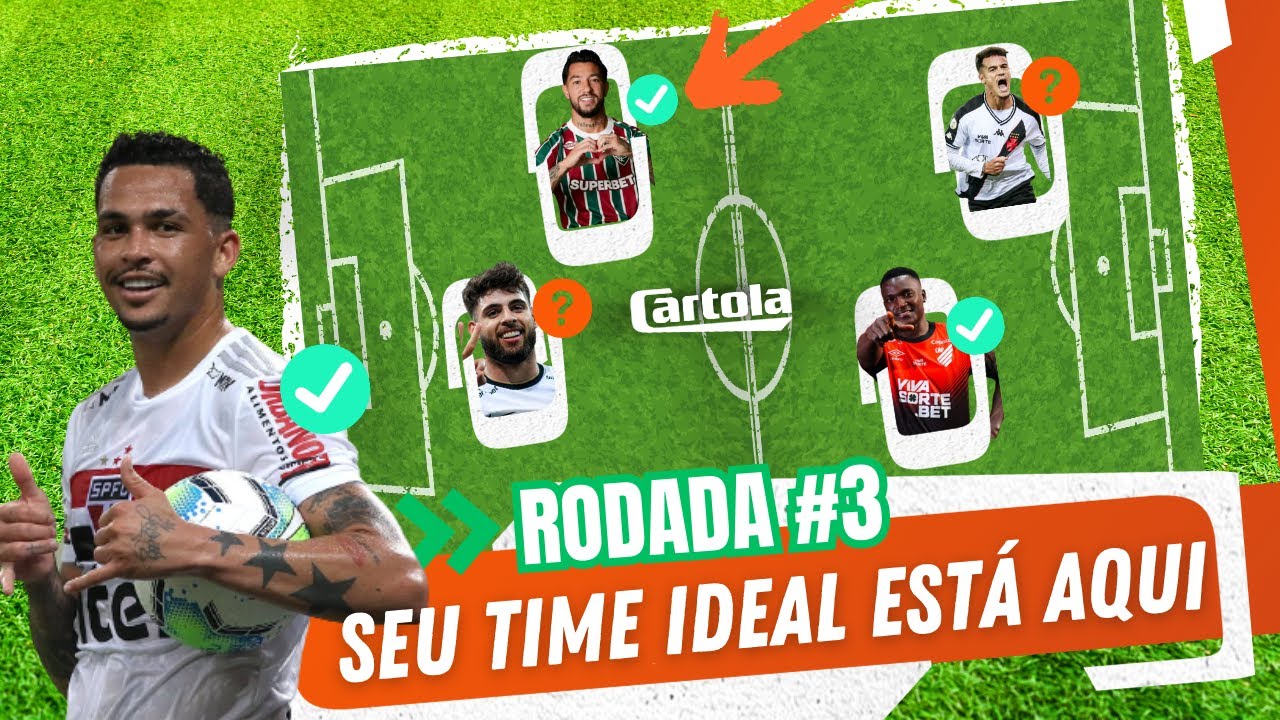 DICAS E ESCALAÇÃO | RODADA 3 | CARTOLA FC 2026 - PRA PONTUAR E VALORIZAR