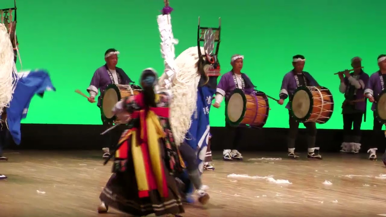 板澤しし踊り（２０２４花巻市郷土芸能観賞会）