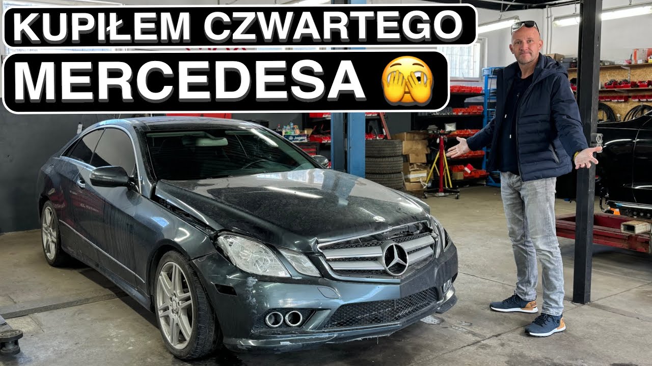 Mercedes E550 Coupe z USA za niecałe 3000 USD