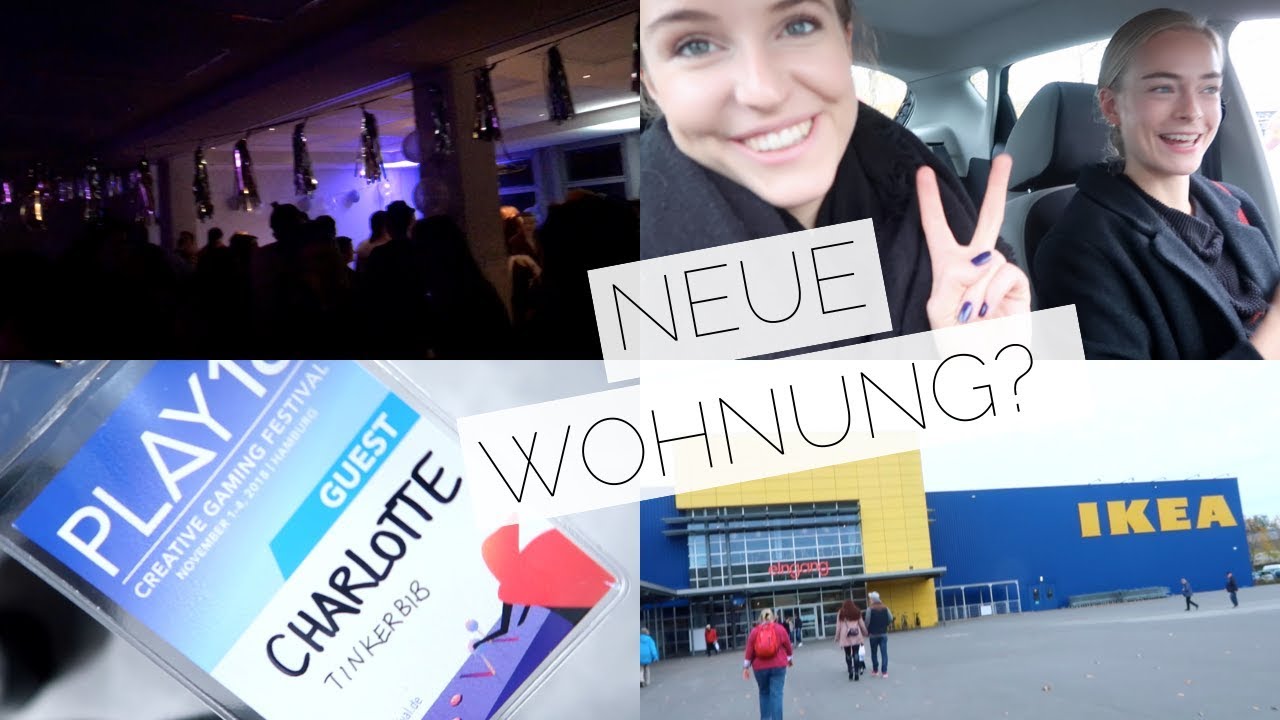 NEUE WOHNUNG, STUDENTENPARTY & GAMES FESTIVAL | Weekly Vlog | Charlotte K.