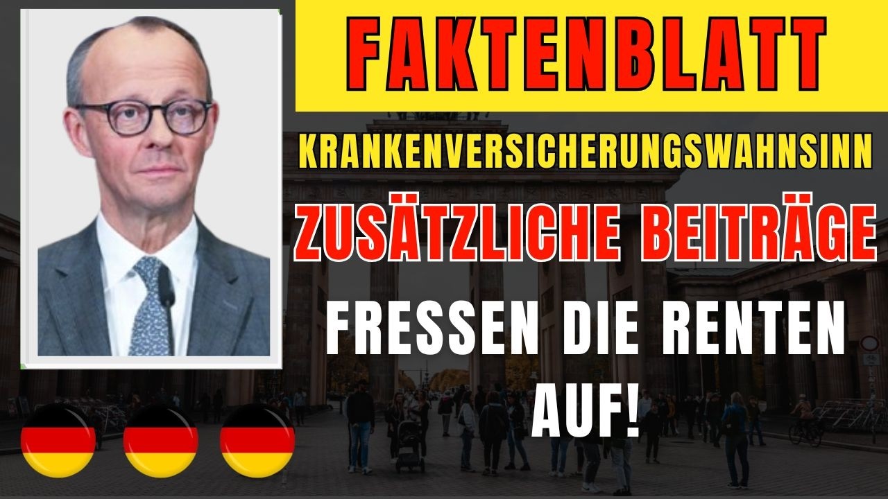FAKTENBLATT Krankenversicherungswahnsinn – zusätzliche Beiträge fressen die Renten auf!