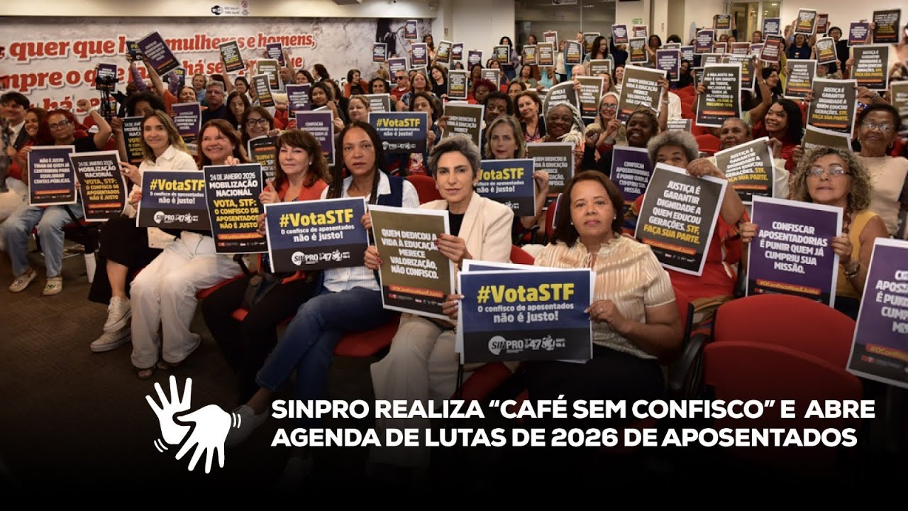 Com “Café sem confisco”, Sinpro abre agenda de lutas de 2026 das aposentadas e aposentados