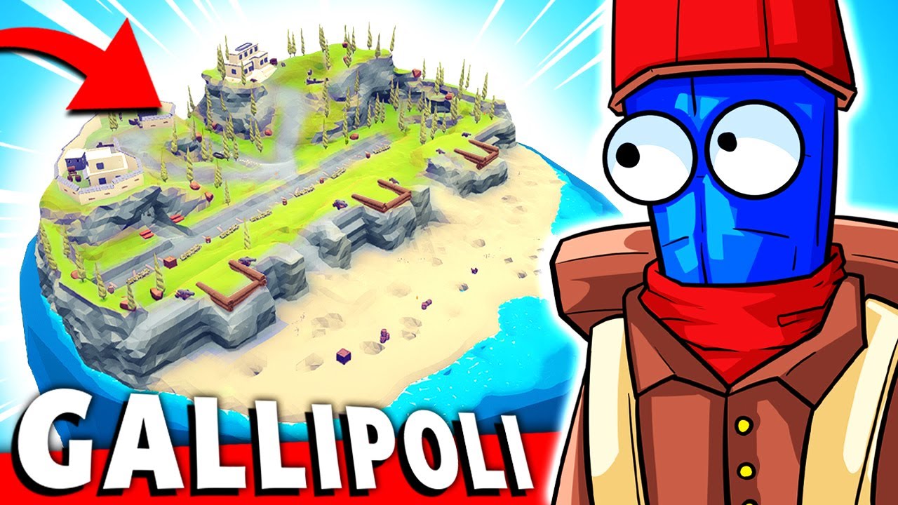 This WW1 GALLIPOLI MAP is the BEST MAP in the TABS Map Creator Update - TABS WW1 Trench Battle