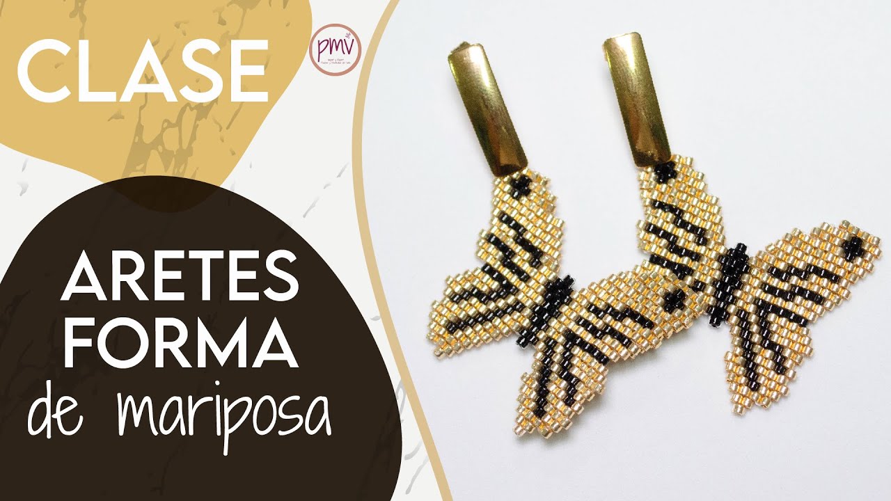 Hermosos aretes en forma de mariposa🦋✨