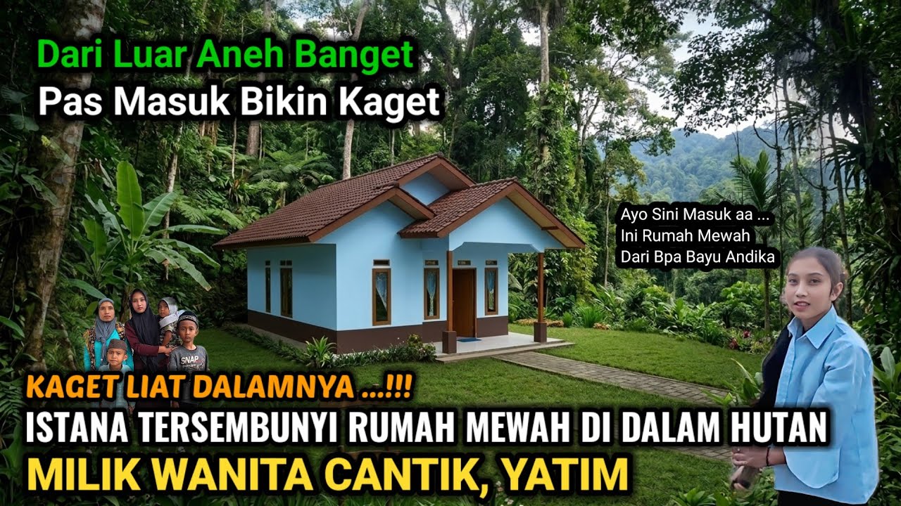 ISTANA TERSEMBUNYI RUMAH MEWAH MILIK WANITA CANTIK YANG BERADA DI DALAM HUTAN JAWA BARAT
