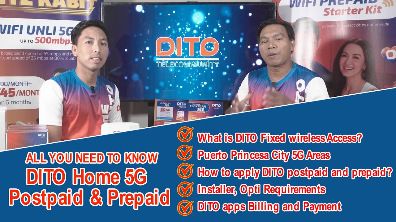 DITO HOME 5G Postpaid and Prepaid Plans