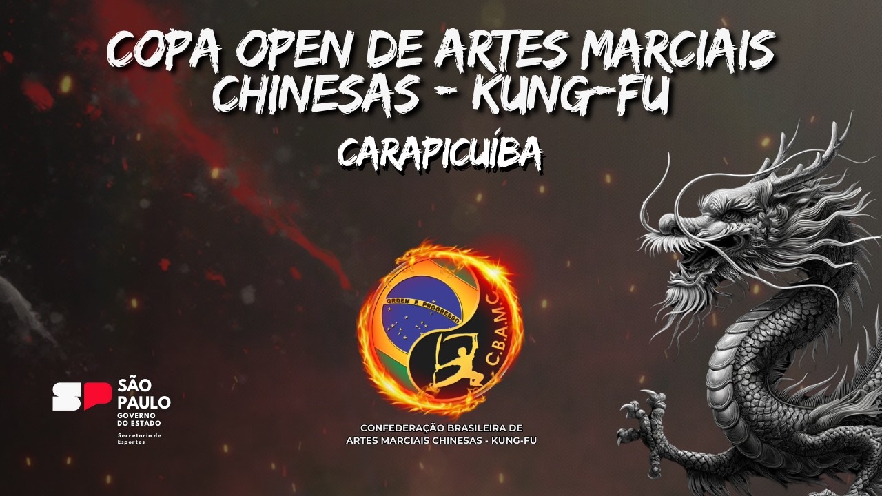COPA OPEN DE ARTES MARCIAIS CHINESAS – KUNG-FU – CARAPICUÍBA (PRESENCIAL)