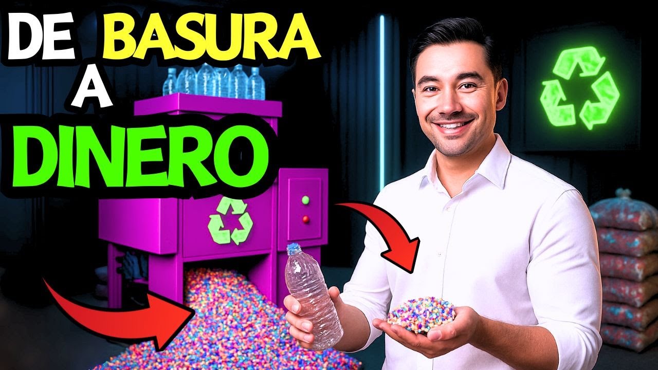 3 MÁQUINAS de Reciclaje PET para GANAR DINERO desde CASA | Negocio Rentable