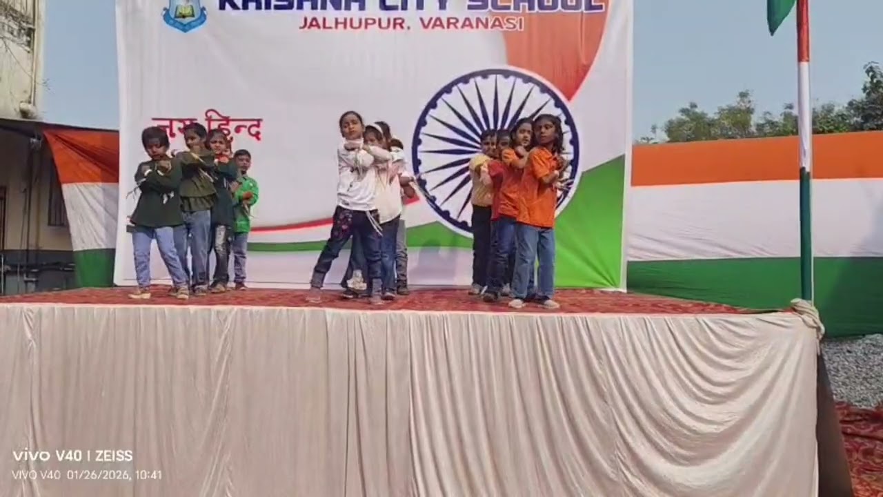26 January ko school me dance performance by Rashu
