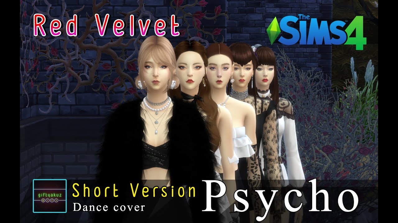 Red Velvet Sims - Psycho [TS4 Cover dance] Short dance Version.