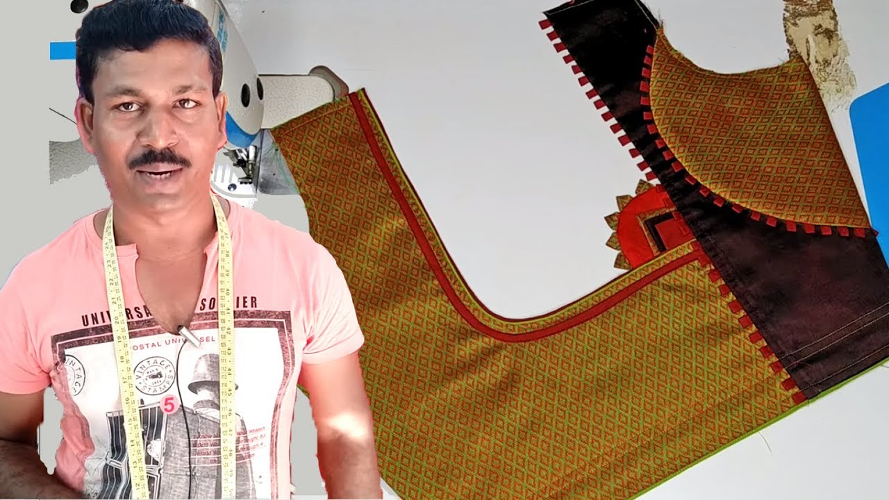 Stylish Silk Cotton Back Neck Design | Cutting and Stitching | Tailor Bro