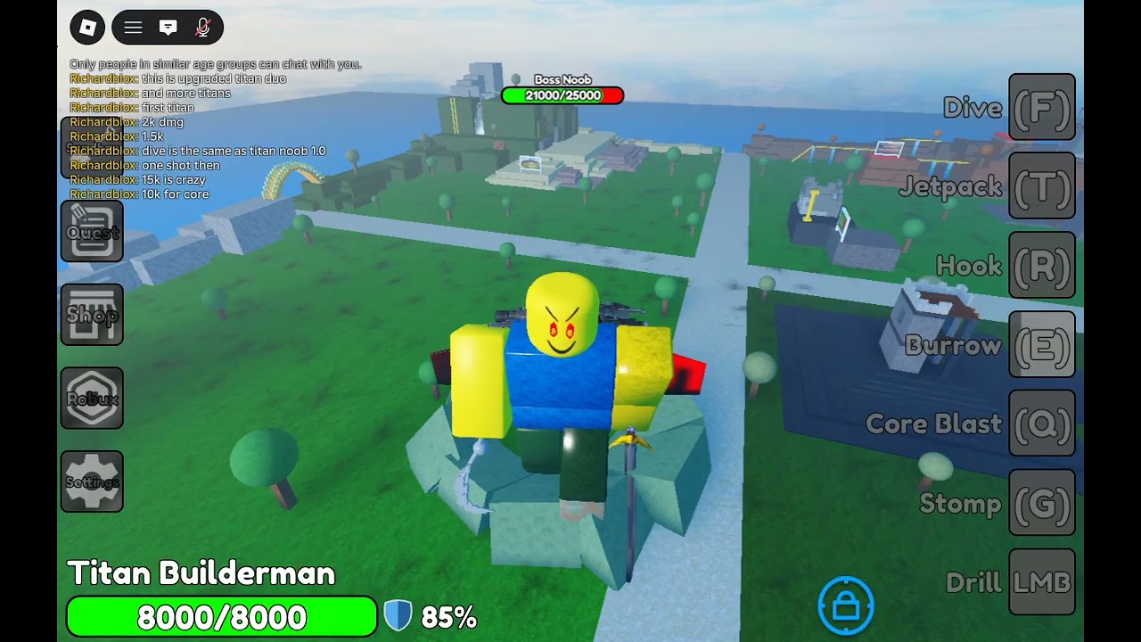 Testing upgraded titans