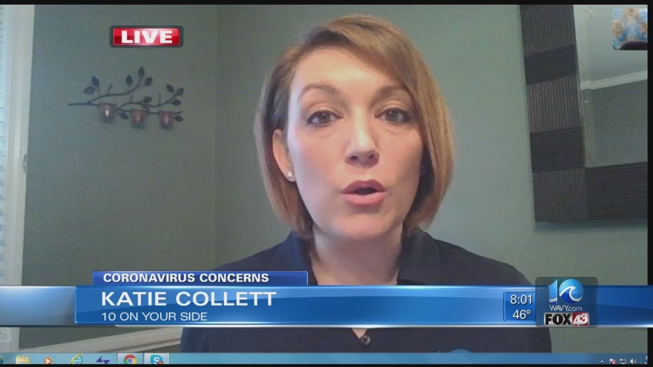 Katie Collett Skypes in while at home during coronavirus outbreak