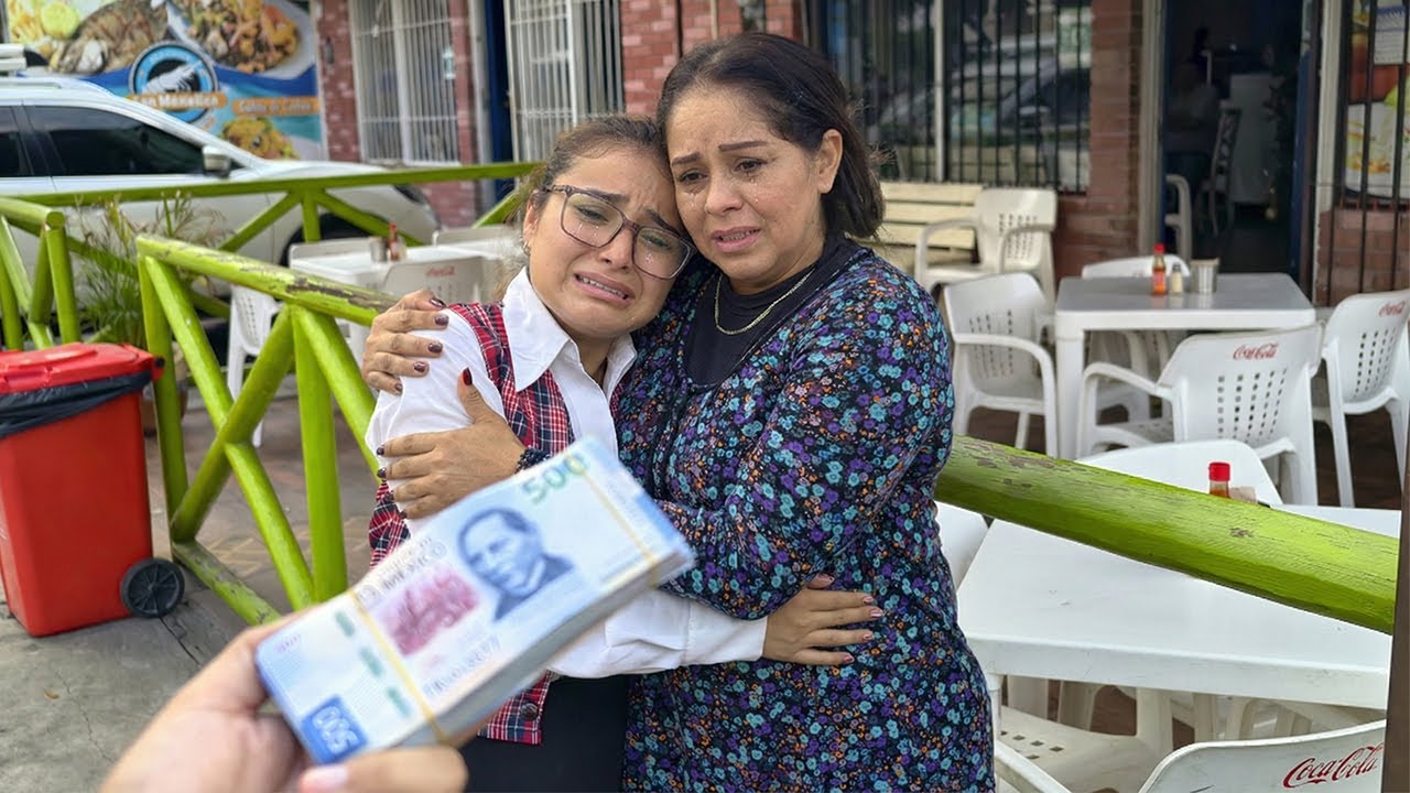 Jovencita se escapa de la escuela por esta triste razón 😭 nos hizo llorar a todos
