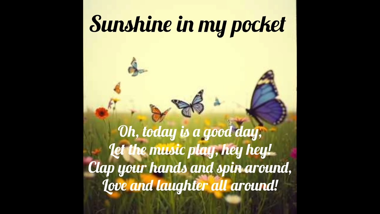 Sunshine in my pocket 