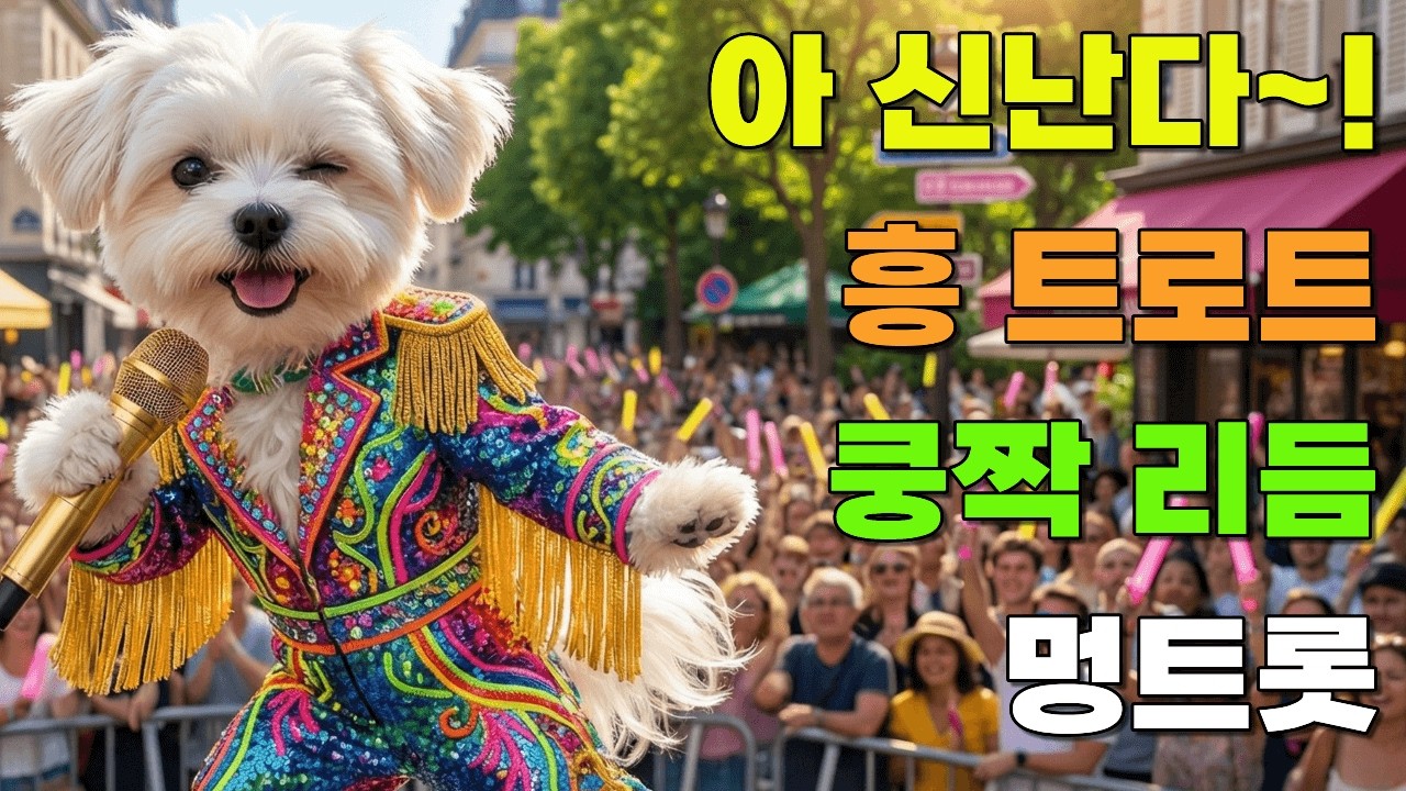 [플레이리스트] 🎤불빛 따라 떼창! 🌙야시장 흥트로트 10곡 밤 산책 신바람 메들리 연속듣기 | 멍트롯
