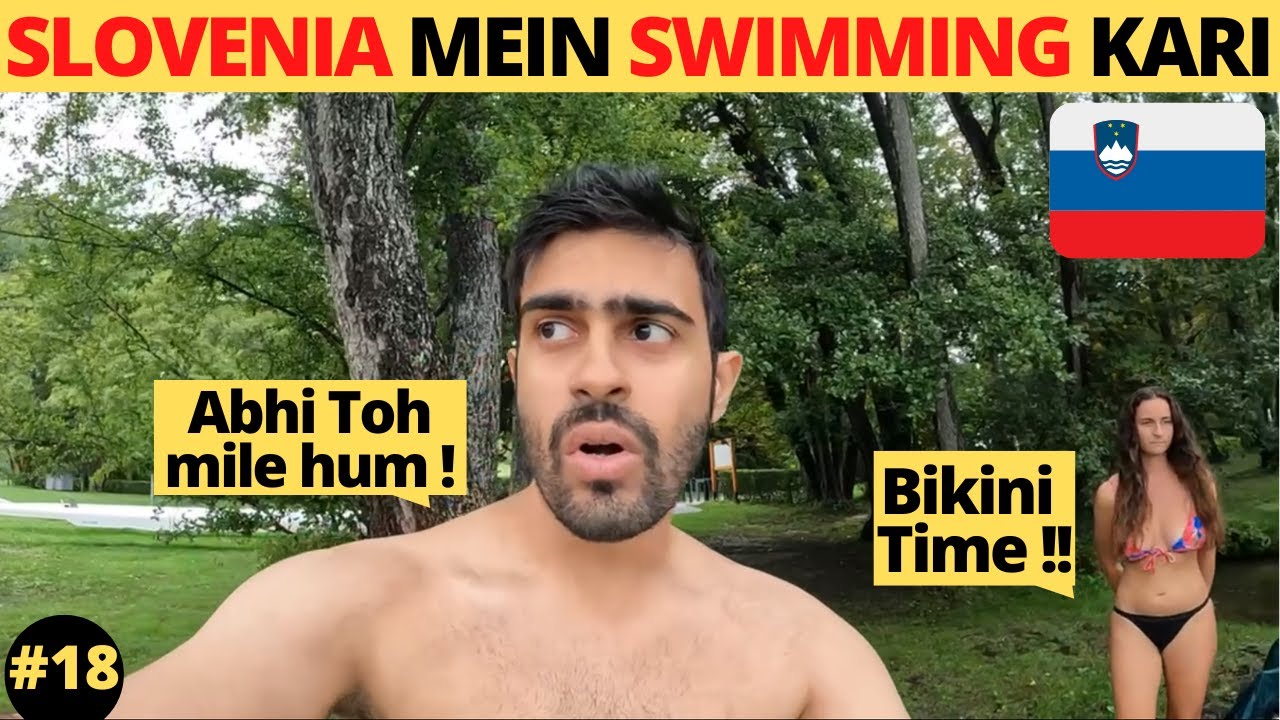 Girl takes me SWIMMING in Slovenia 🇸🇮
