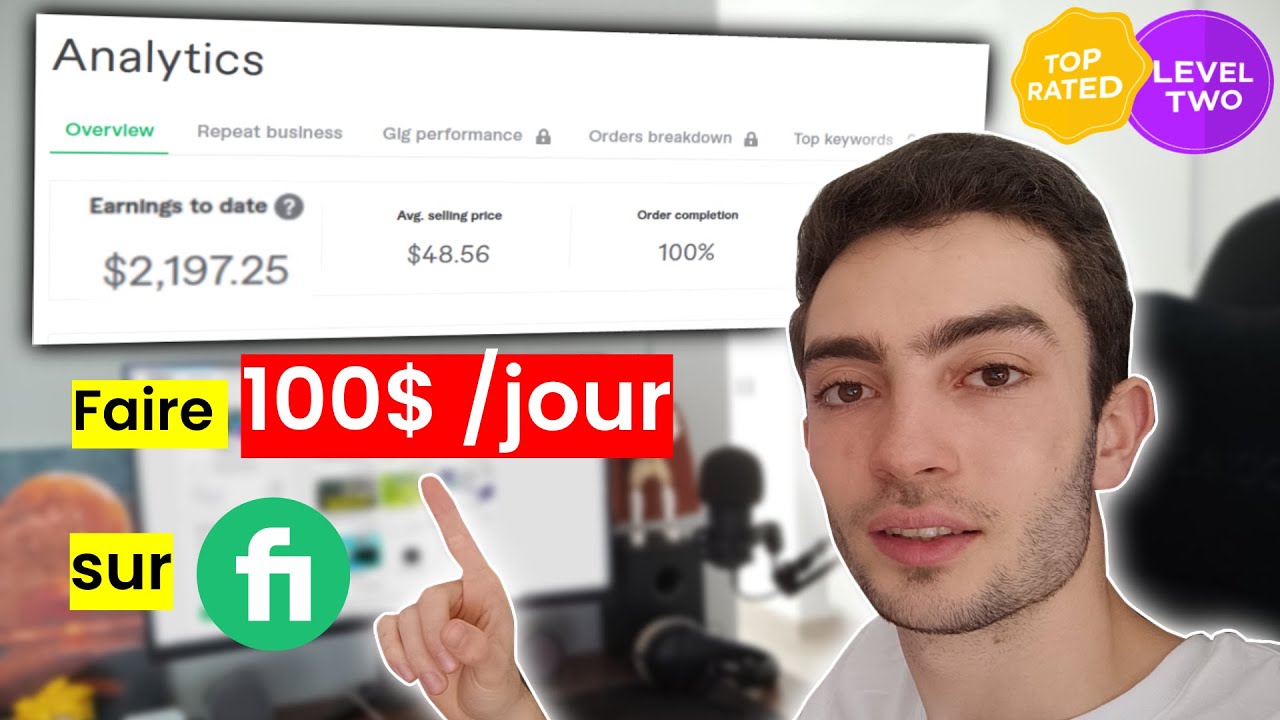 Réussir à AVOIR ses PREMIÈRES COMMANDES sur Fiverr en 2024
