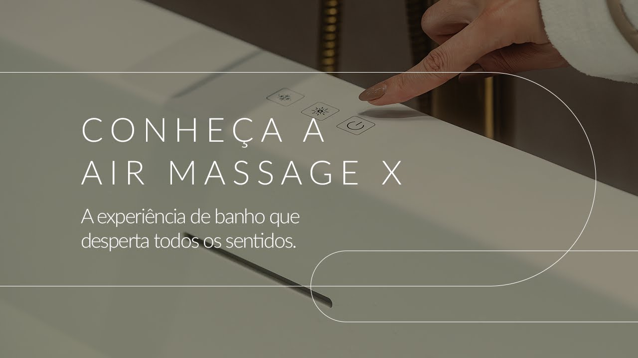 Banheira de Hidro para Duas Pessoas? A Laamu X &eacute; Diferente | Conhe&ccedil;a a Air Massage X da Doka