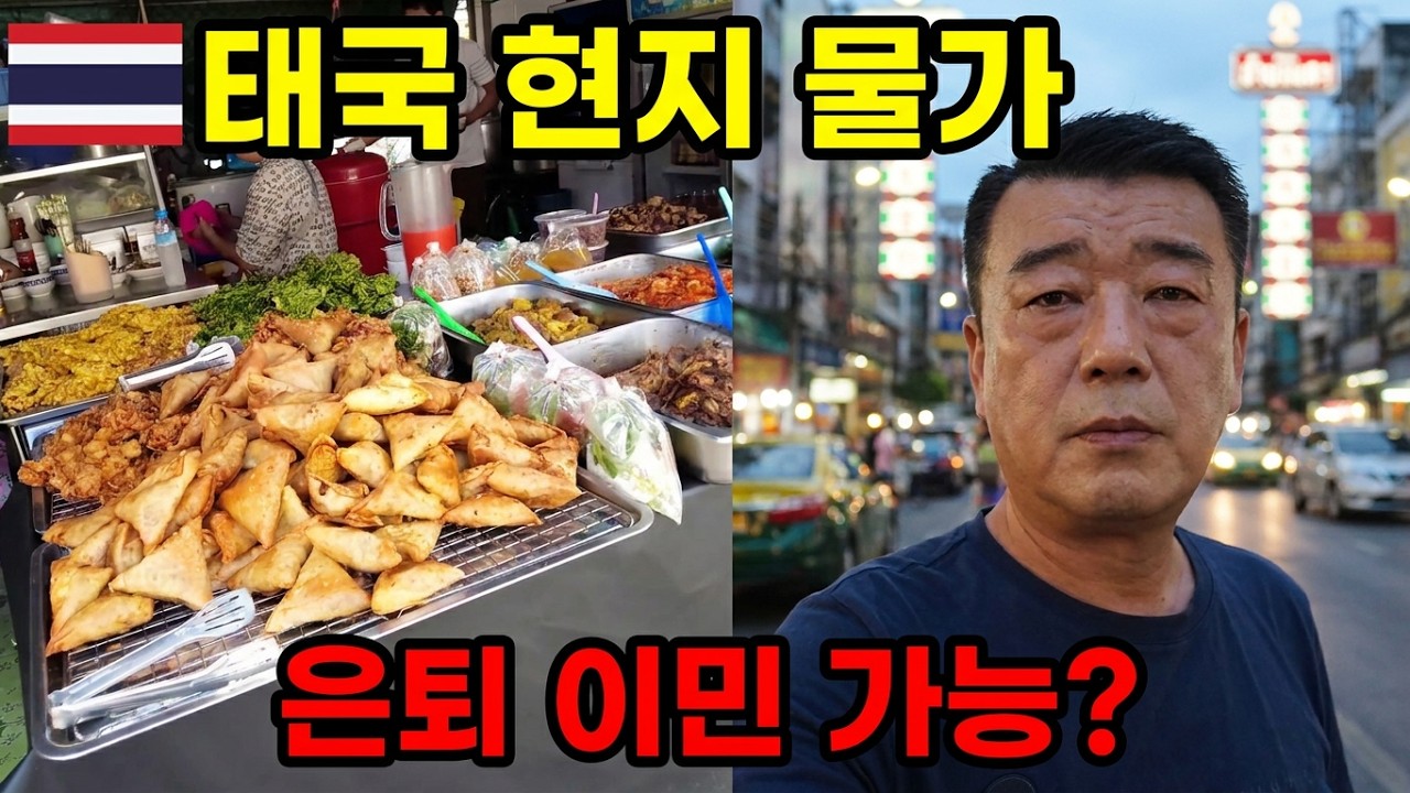 🇹🇭 태국  은퇴 한국인은 평생살수 있을까?  태국물가 1부터 100까지 다 알려 드릴게요