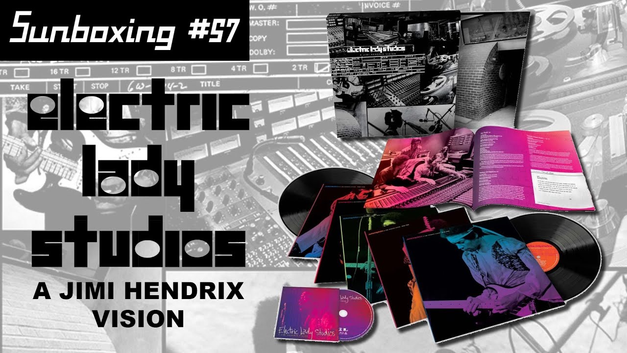 Unboxing the Electric Lady Studios: A Jimi Hendrix Vision 5LP+Bluray Box Set (Sunboxing #57)