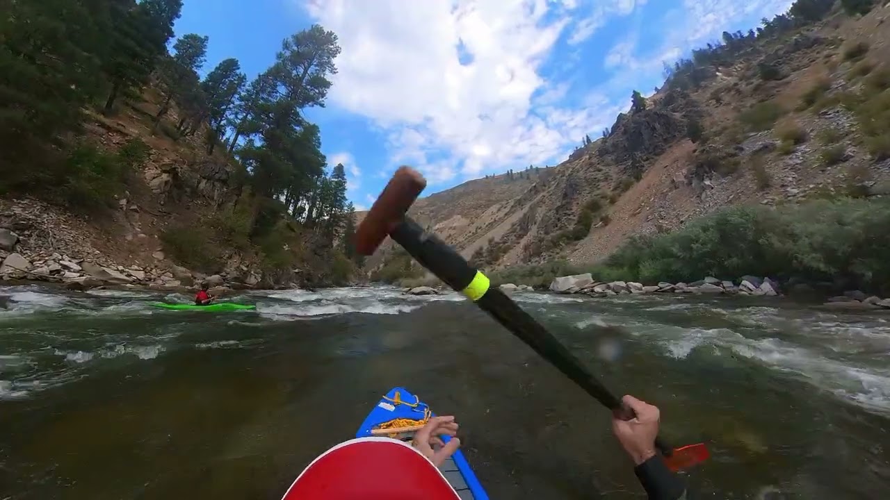 sf payette blackadar canyon 1100 CFS @BlackflyCanoes OC1