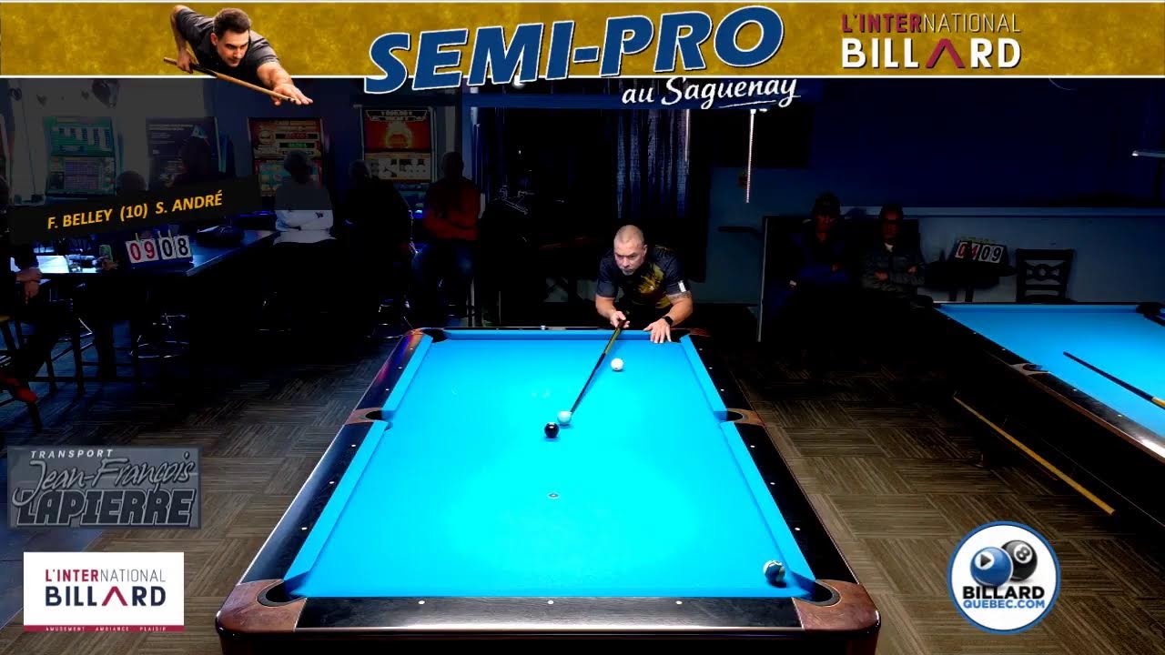 Tournoi Semi-Pro à L'International BILLARD de Jonquière Saguenay