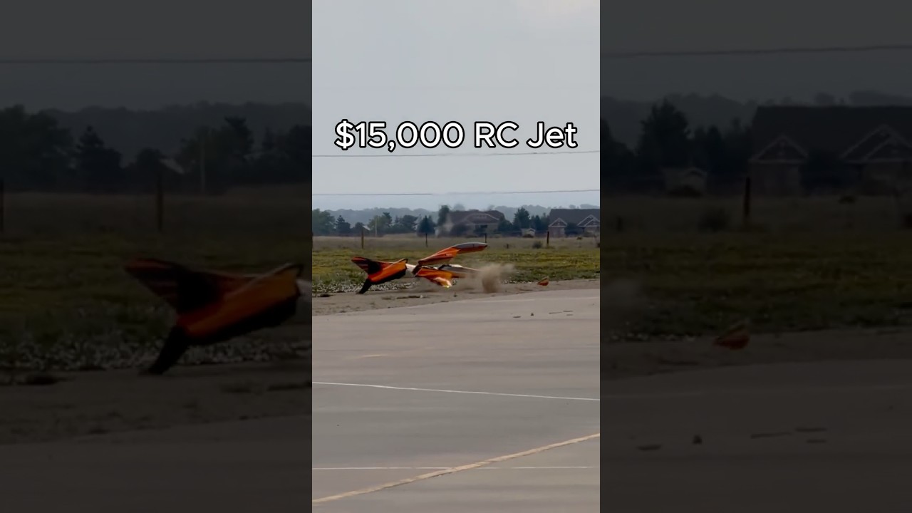 $15K Turbine RC Jet Crash- Carf Rebel Max