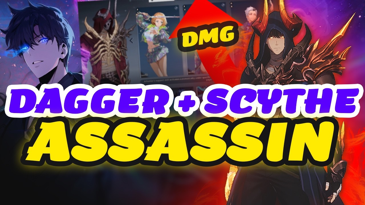 Solo Leveling Arise Overdrive | Assassine Build | Dagger & Scythe | Huge DMG