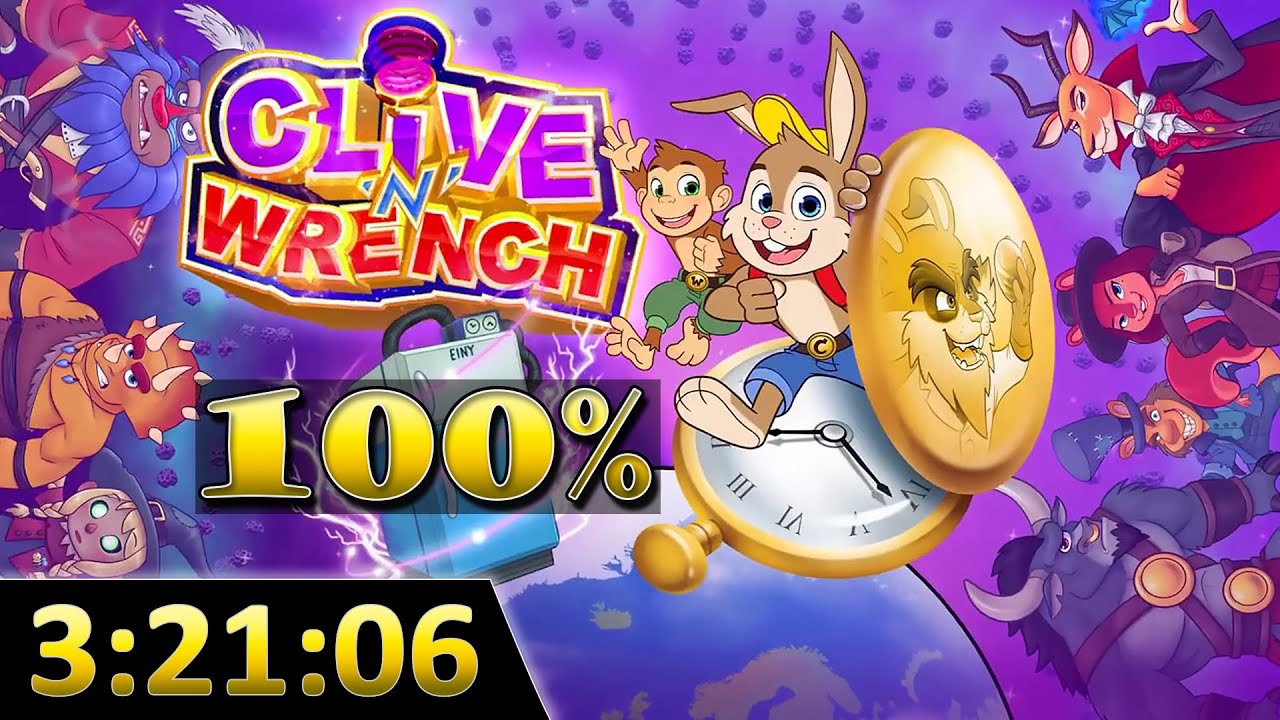 Clive 'n' Wrench 100% Speedrun | 