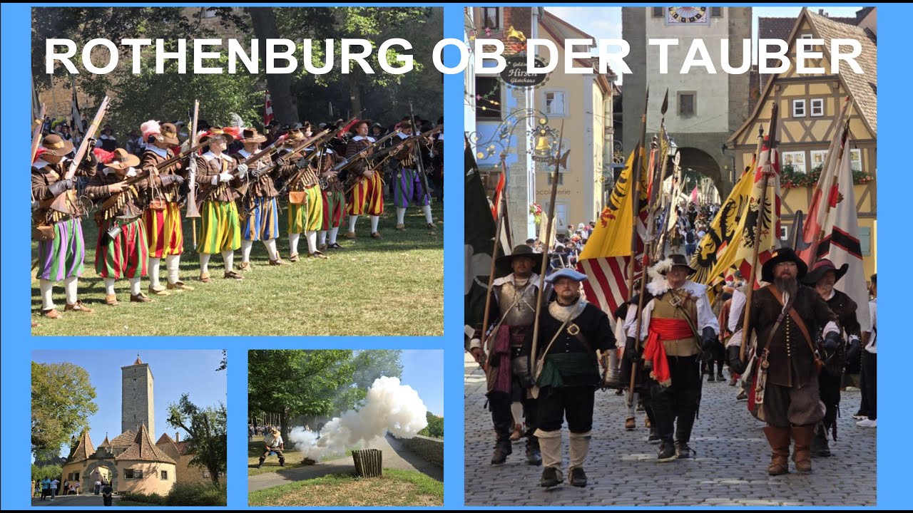 Rothenburg ob der Tauber Reichsstadttage - Mittelalterfest - Sightseeing – Beautiful Town of Germany