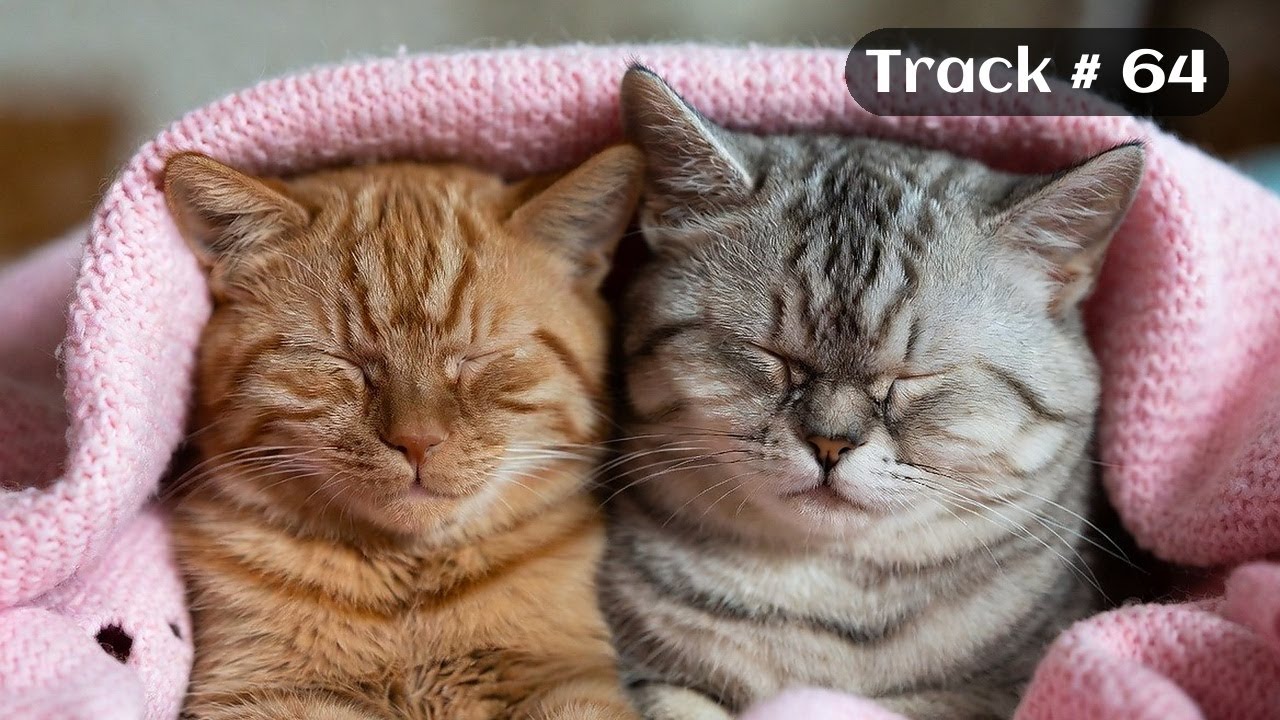 [Sleepy Cats Piano #64] Calm Piano Music for Cat Nap Time