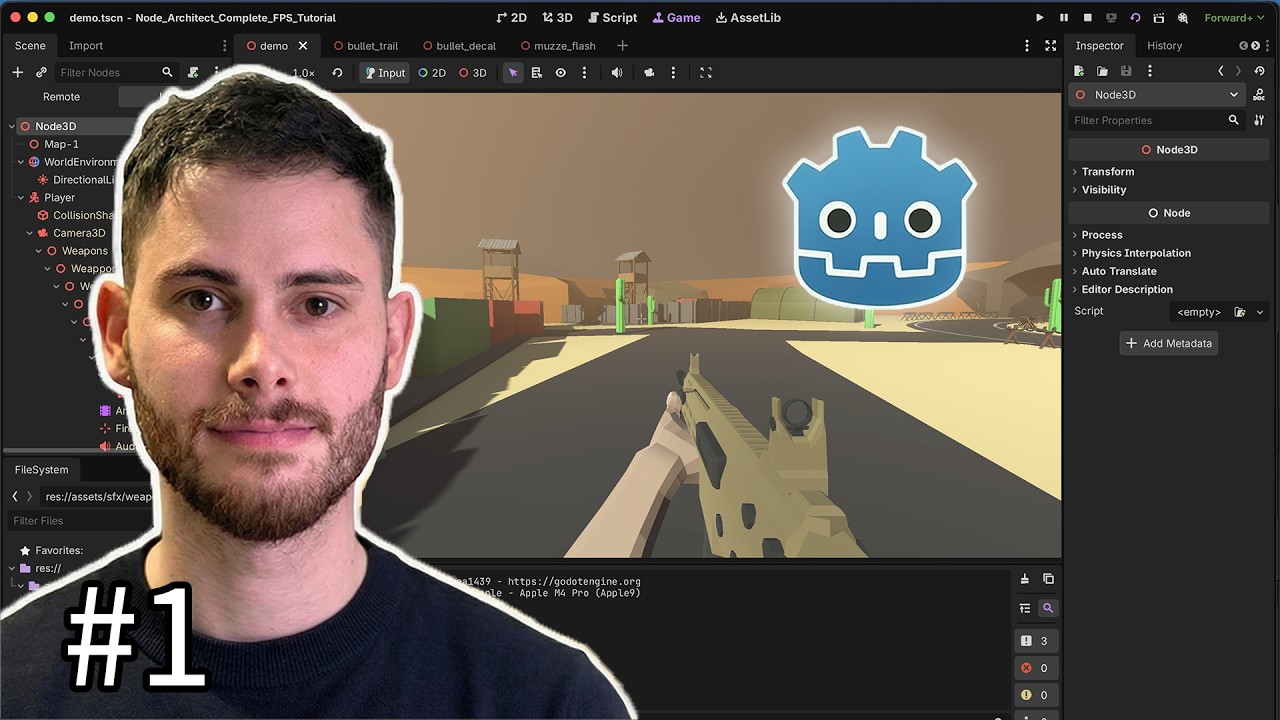 Godot FPS Tutorial: From Zero to Playable - Part 1
