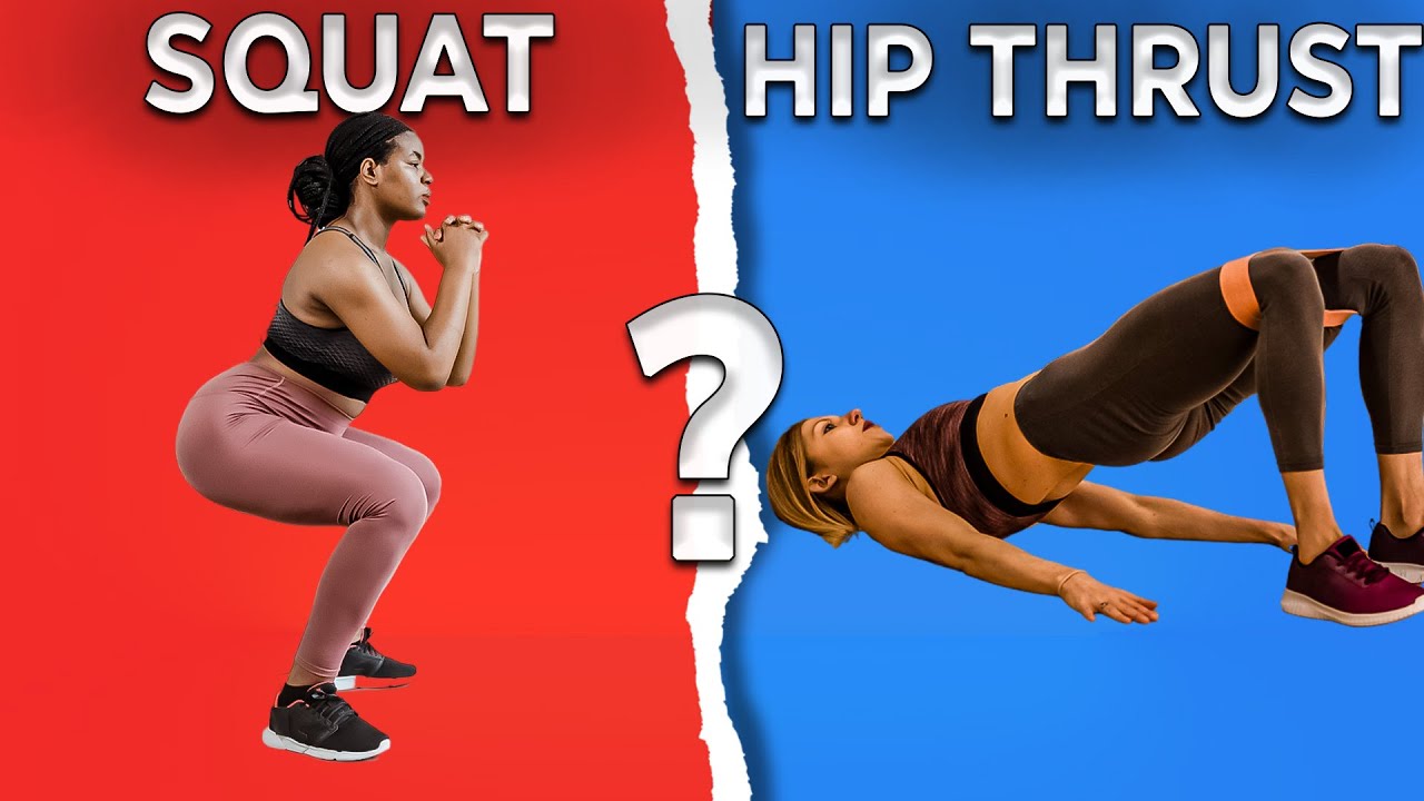 Squat vs hip thrust pour les fessiers (NOUVELLE étude)