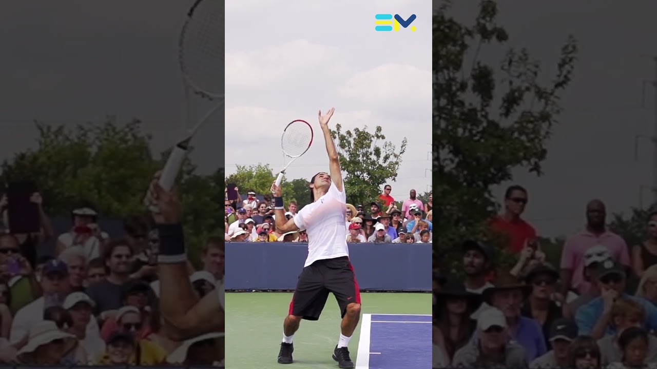 Federer Serve Slow Motion @EMTennis