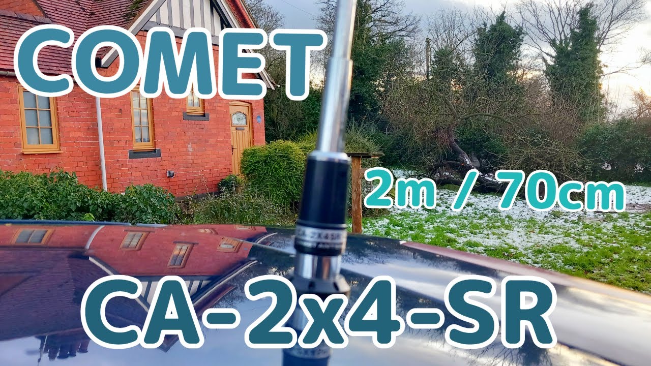 Comet CA-2x4SR 2m/70cm Mobile Dual Band Antenna Installation | Amateur Radio