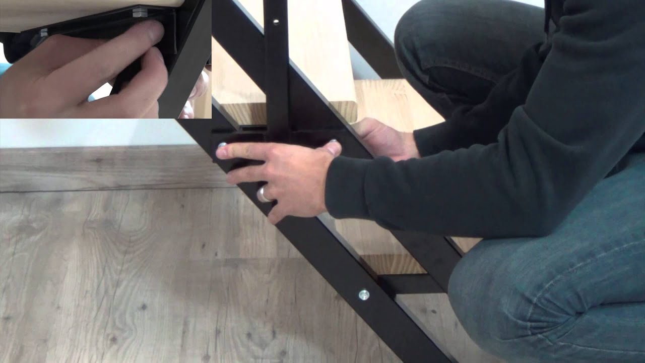 Montage d'une rambarde pour escalier Esca'vario