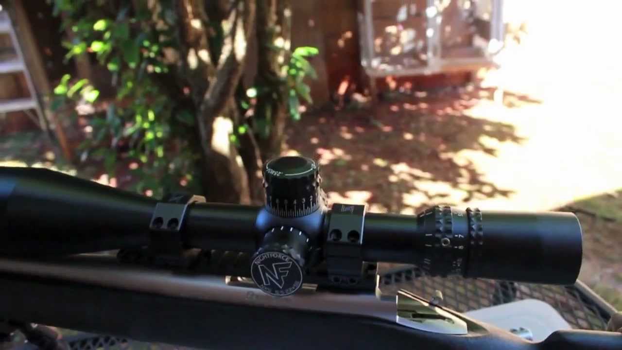 Nightforce NXS 5.5-22 x 56mm MOAR with ZeroStop.