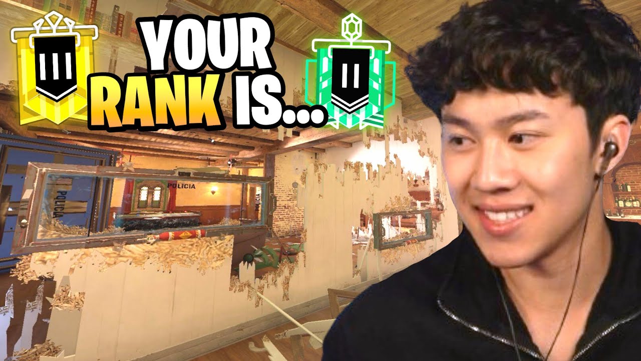 Guessing Your RANKS in Rainbow Six Siege...