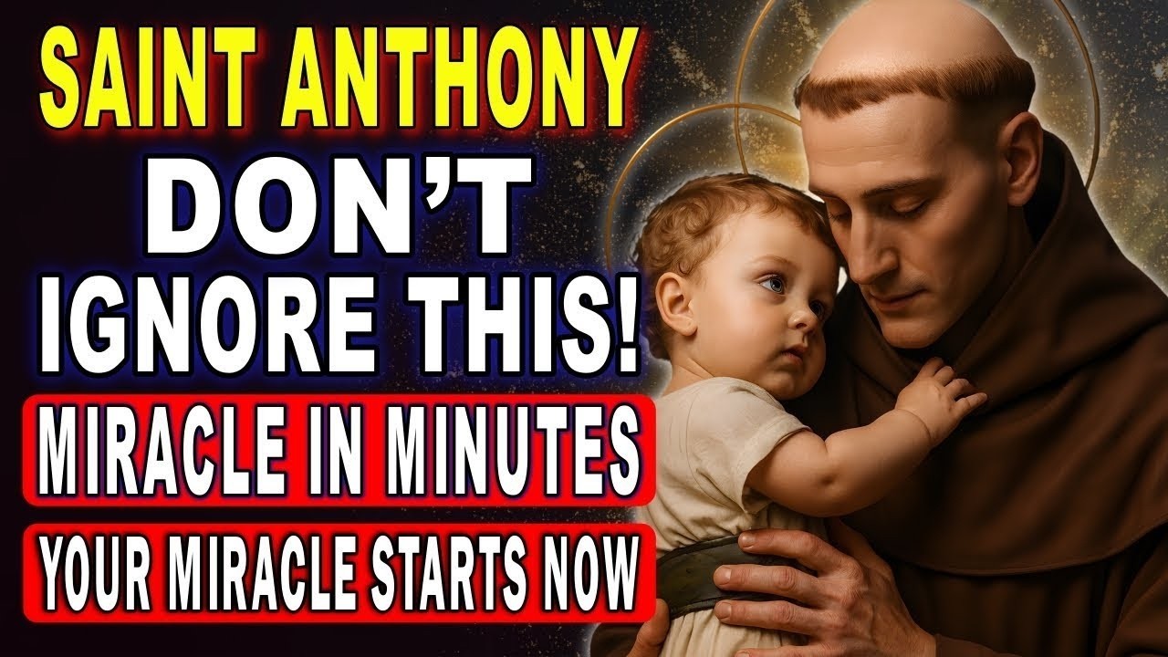 💖 SAINT ANTHONY OF PADUA - DESPERATE TIMES MIRACLE 🙏